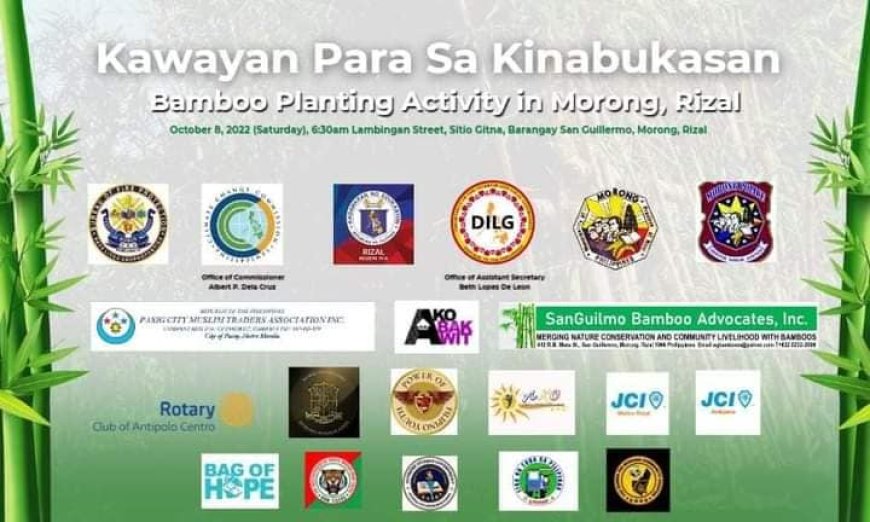 He Who Plants a Tree... Plants a Hope: Bag of Hope Inc. Joins “Kawayan Para Sa Kinabukasan” Bamboo Planting Activity