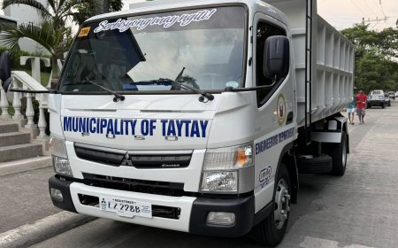 Mayor Allan de Leon Leads Inspection of Four New Trucks for Waste Management and Waterway Operation
