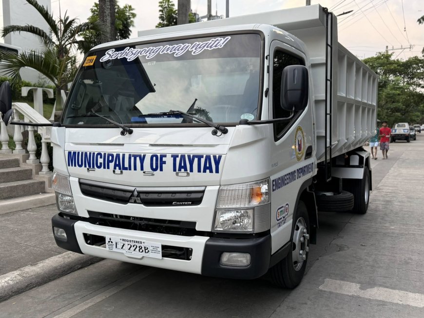 Mayor Allan de Leon Leads Inspection of Four New Trucks for Waste Management and Waterway Operation
