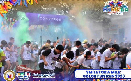 SMILE FOR A MILE: COLOR FUN RUN 2026 Draws Over 7,000 Runners in Taytay