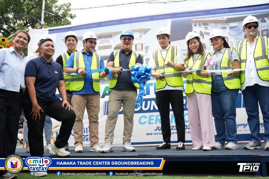 Soon to Rise: HAMAKA Trade Center Set to Boost Taytay’s Local Economy